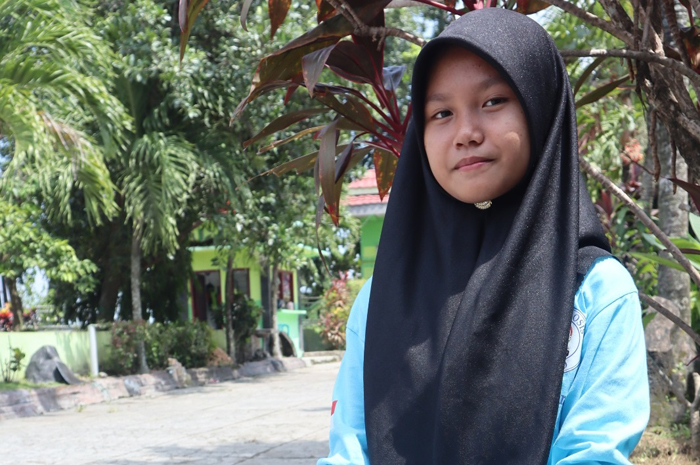 Zahira Hanna Wijaya, Kelas 7F SMPN 2 Perak, Jombang.
