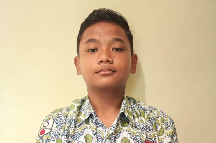 Bangga Putra Elang Dewanata, Kelas VIII H &ndash; SMPN 3 Jombang.