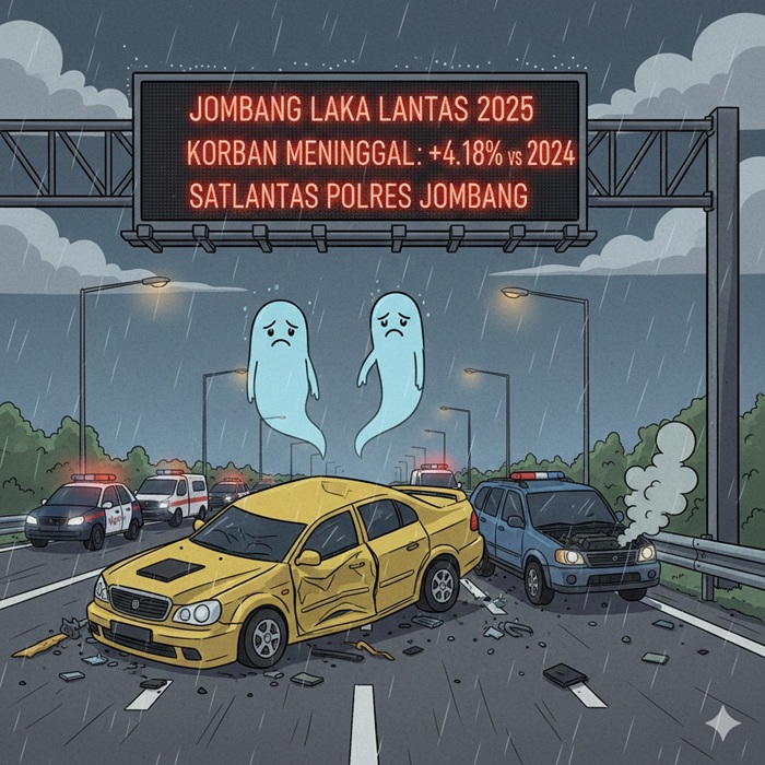 Ilustrasi kecelakaan lalu lintas korban meninggal dunia.