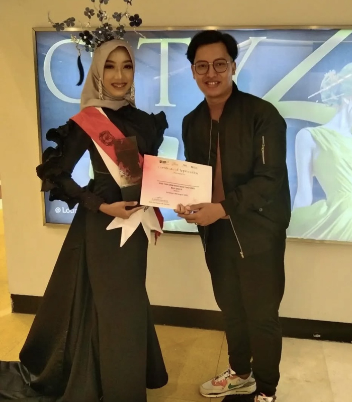 ANGGUN: Aisyah Nur Huwaidaa Elmasnuh sosok Putri Pendidikan Persahabatan Jawa Timur 2025.