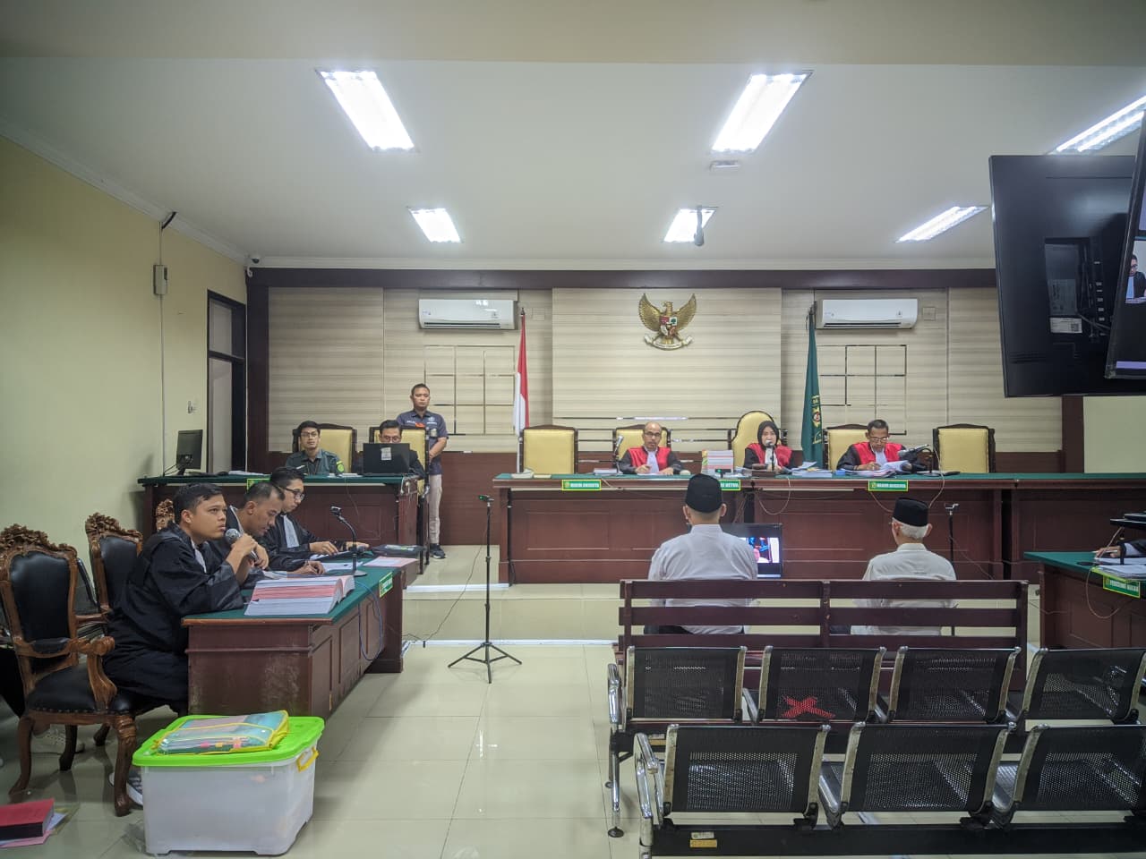 Sidang pemeriksaan terdakwa yang digelar Rabu (7/1) lalu