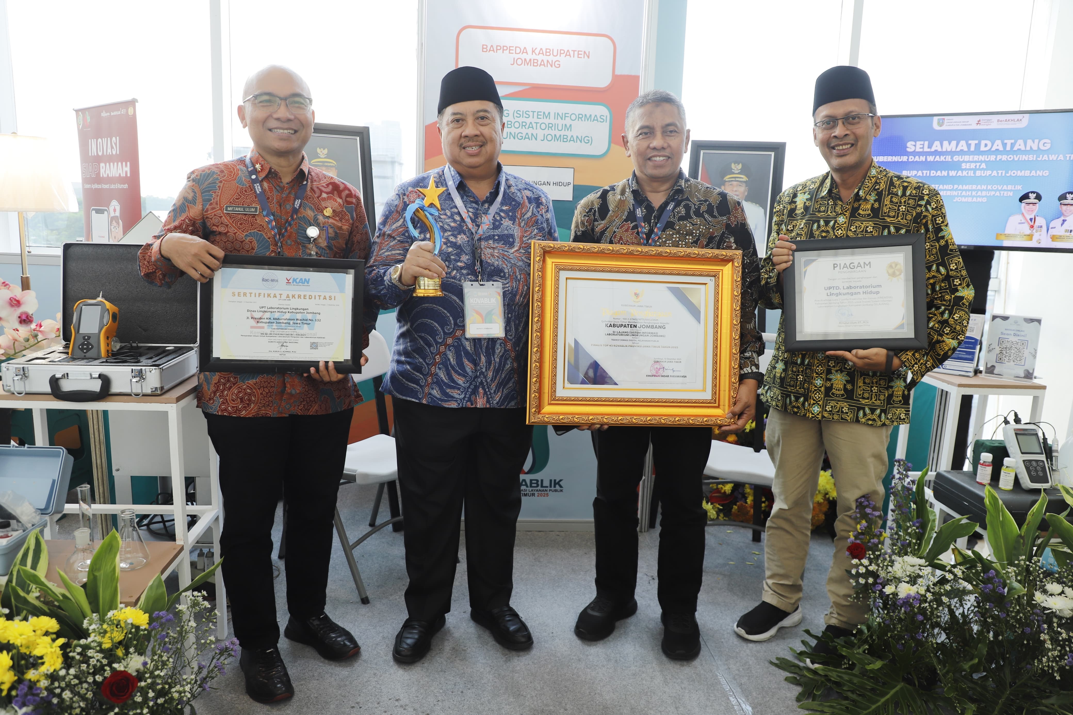 DLH Jombang masuk TOP 45 Inovasi Pelayanan Publik (KOVABLIK) Pemerintah Provinsi Jawa Timur.