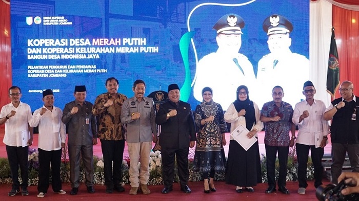 Dinas Koperasi dan Usaha Mikro Kabupaten Jombang mencatat progres signifikan dalam percepatan pembentukan Koperasi Desa/Kelurahan Merah Putih (KDKMP).