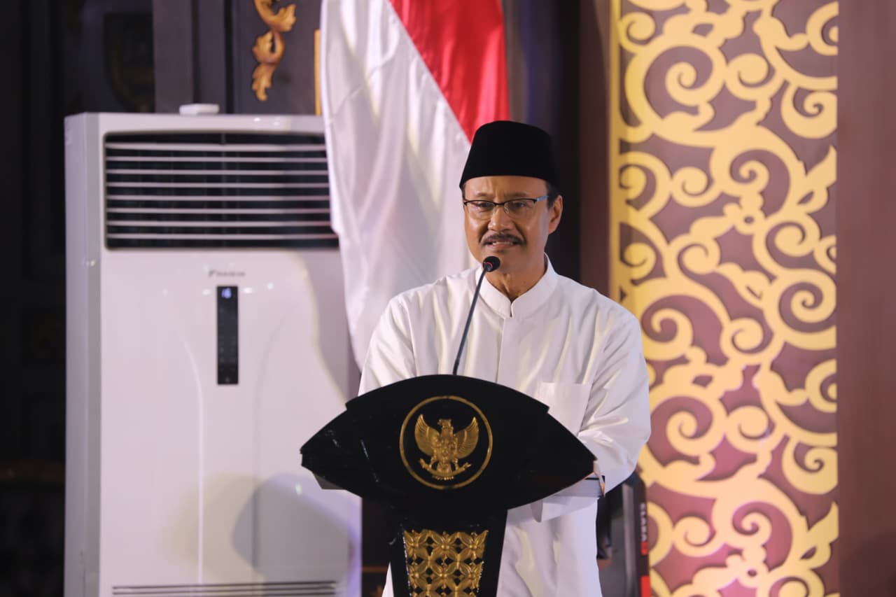 AJAK KOLABORASI: Menteri Sosial Saifullah Yusuf (Gus Ipul) berkunjung ke Kabupaten Jombang, Sabtu (28/2) sore. 