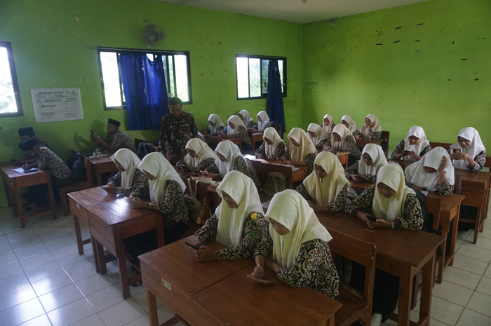 Pelaksanaan Tryout yang diikuti siswa MAN di Kabupaten Jombang
