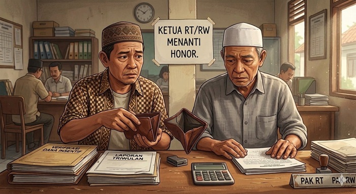 Ilustrasi Ketua RT dan RW.
