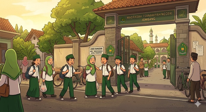 Ilustrasi libur.