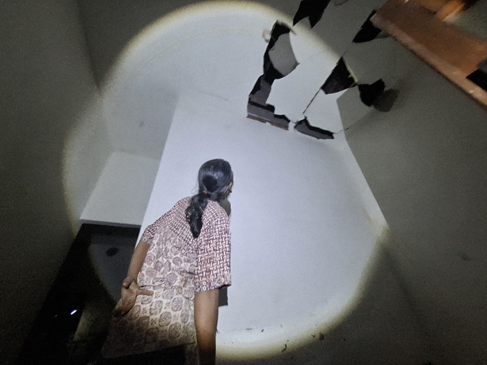 Ledakan keras mengguncang sebuah rumah kontrakan di Dusun Jambu, Desa Jabon, Kecamatan Jombang, Rabu (18/3).