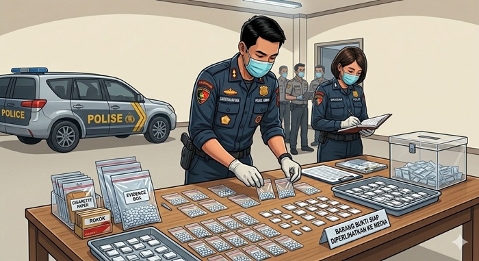 Ilustrasi narkoba.