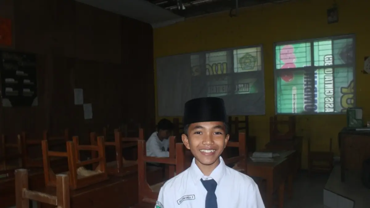 Aka Juwansa Putra, Kelas 7-A MTsN 9 Jombang di Tanjunganom Diwek