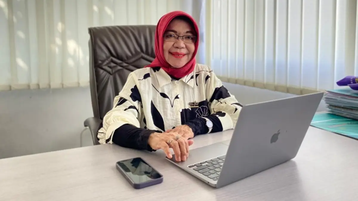 Rektor Universitas PGRI Jombang (UPJB), Prof Dr Dra Munawaroh MKes.