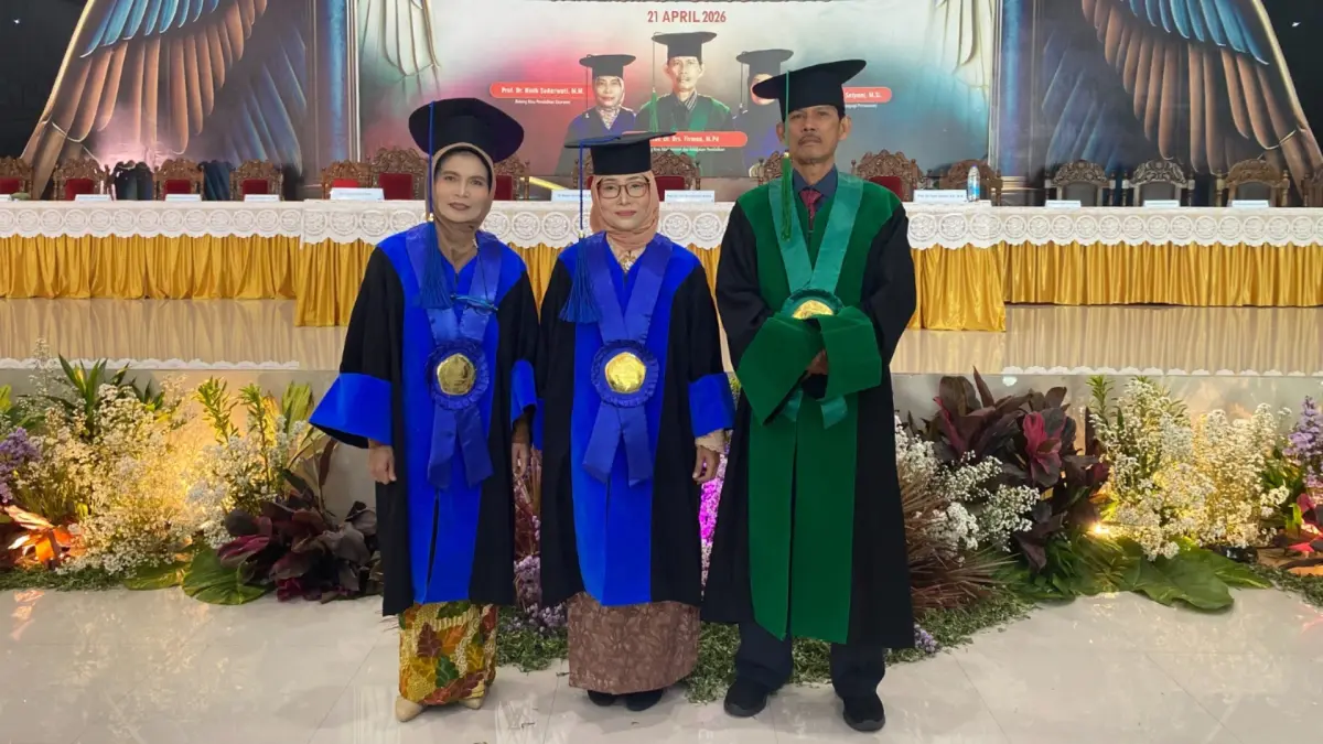 Tiga guru besar baru Universitas PGRI Jombang (UPJB)