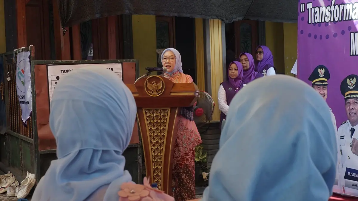 Ketua Tim Pembina Posyandu Kabupaten Jombang, Yuliati Nugrahani Warsubi.