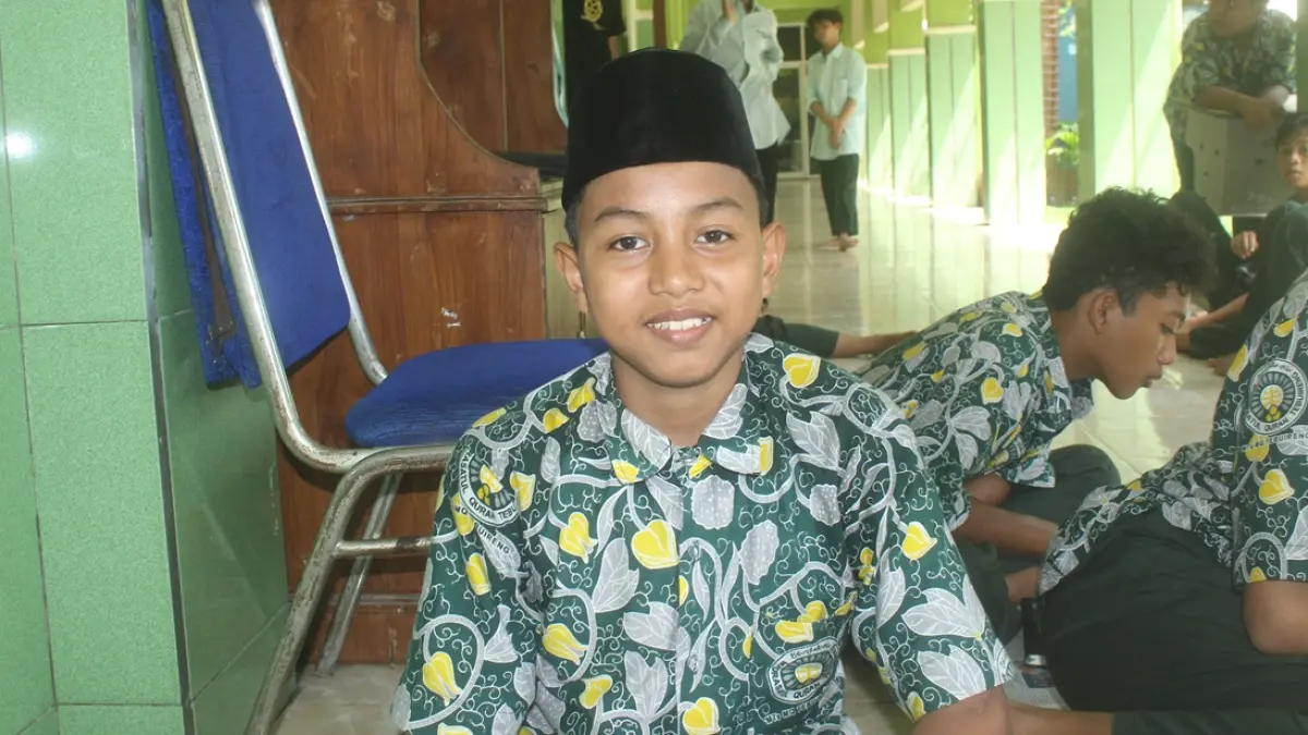 Muhammad Ahza, Kelas 7 Sains 3 MTs Madrasatul Qur’an Tebuireng, Jombang
