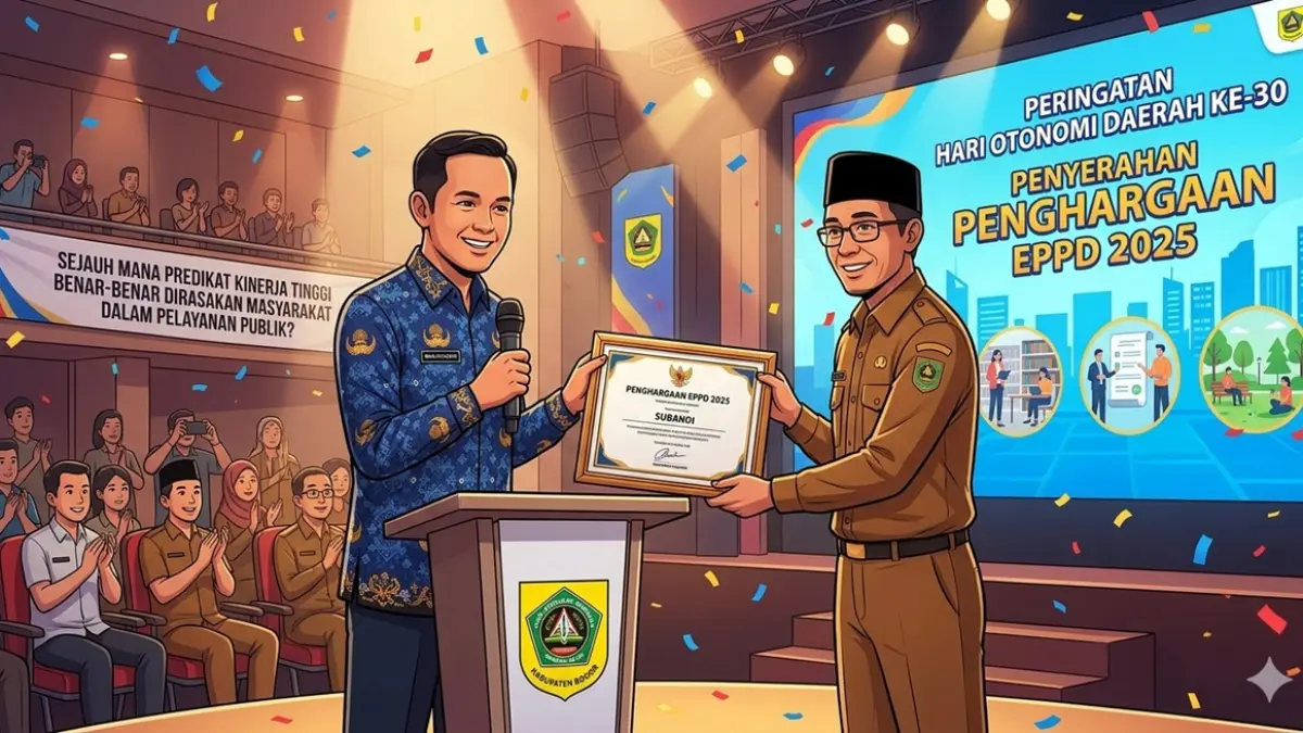 Ilustrasi penghargaan EPPD. (Ainul Hafidz/AI/Radar Jombang)