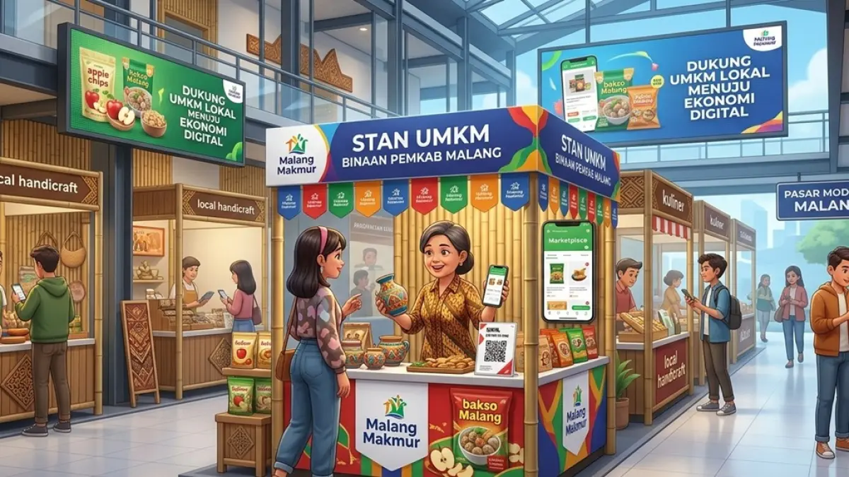Ilustrasi UMKM. (Ainul Hafidz/AI/Radar Jombang)