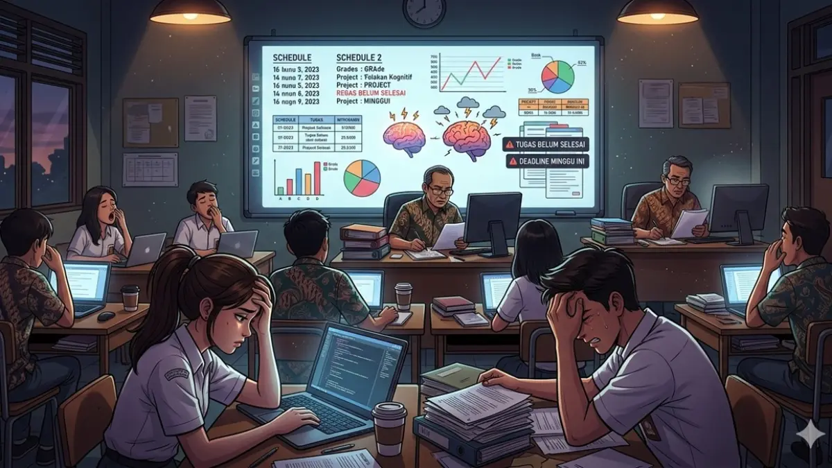 Ilustrasi pendidikan. (Ainul Hafidz/AI/Radar Jombang)