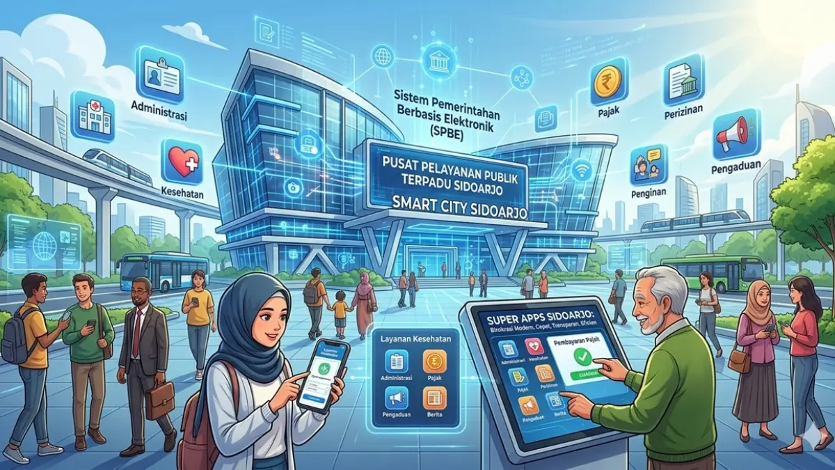 Ilustrasi pusat pelayanan publik terpadu. (Ainul Hafidz/AI/Radar Jombang)