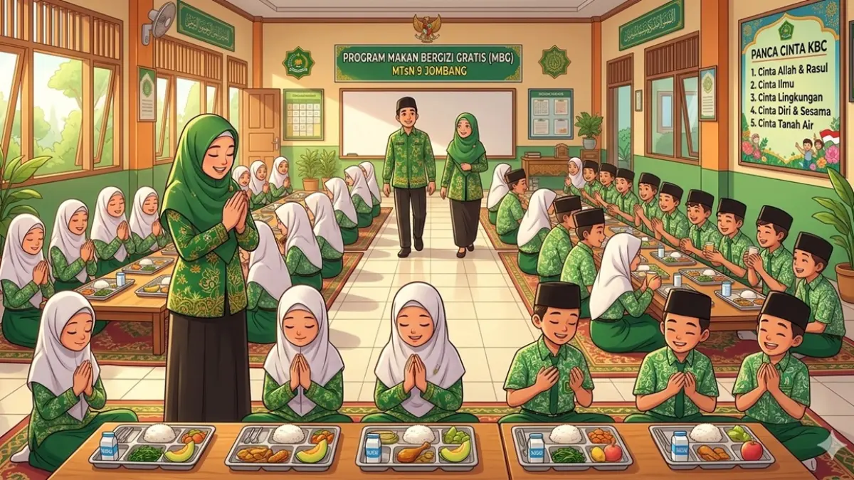 Ilustrasi MBG. (Ainul Hafidz/AI/Radar Jombang)