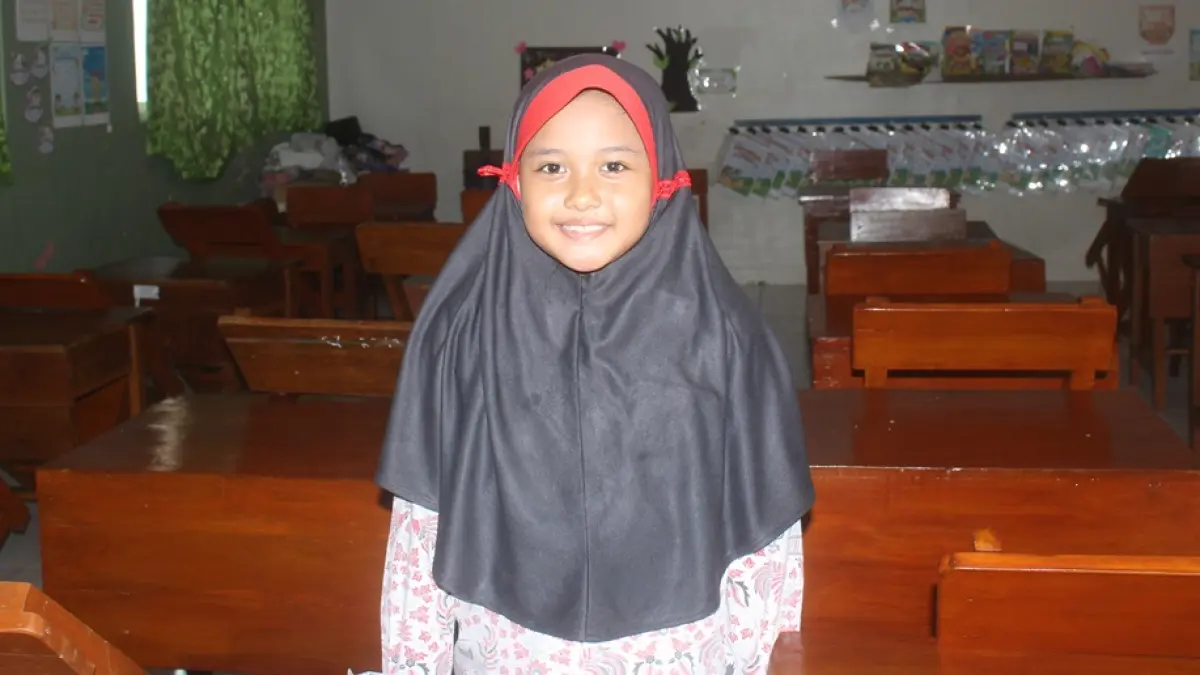 Karimah Nabila Zulfa, Kelas 3 Ibnu Zuhri SD Islam Tebuireng Ir Soedigno Kesamben, Jombang.