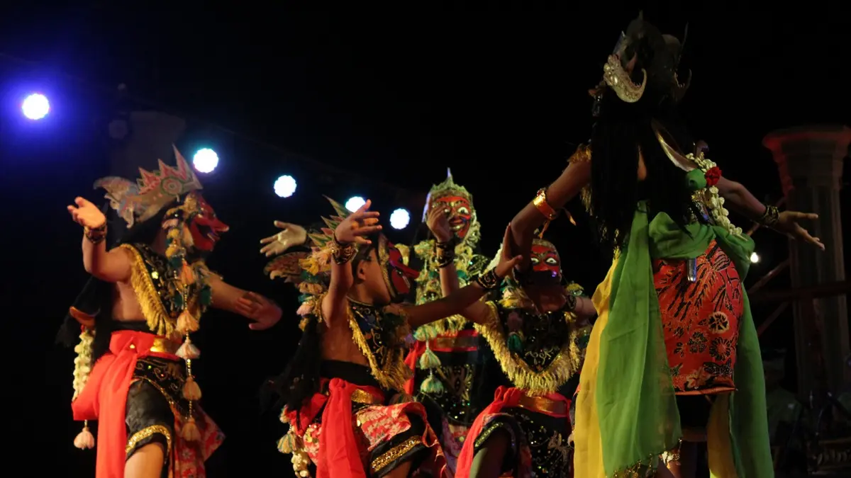 LESTARI: Seni pertunjungan tradisional Wayang Topeng Jatiduwur, Jombang masih hidup.