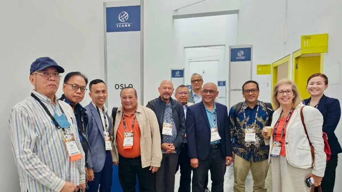 VP ICANN Asia Pacific, Samiran Gupta menerima delegasi Indonesia yang dipimpin Prof Hammam Riza (Pandi) dan Direktur Pengawasan Komdigi, Teguh Arifiyanto dan pengurus Pandi lainnya.
