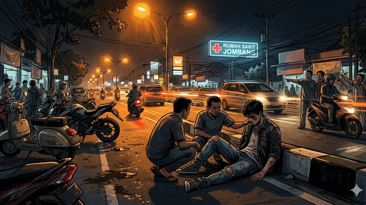 Ilustrasi pesilat onar. (Ainul Hafidz/AI/Radar Jombang)