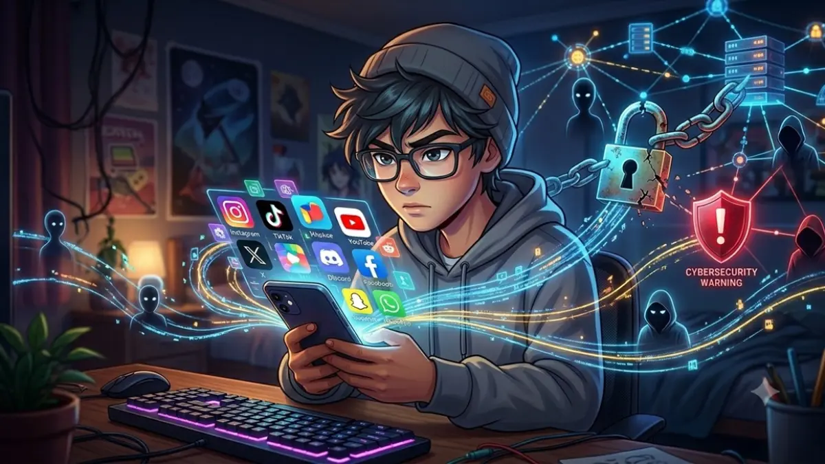 Ilustrasi hak cipta konten digital. (Ainul Hafidz/AI/Radar Jombang)
