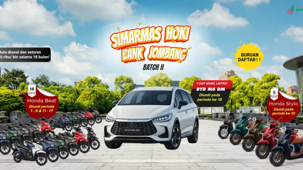 Simarmas Hoki yang kini telah dibuka di Bank Jombang