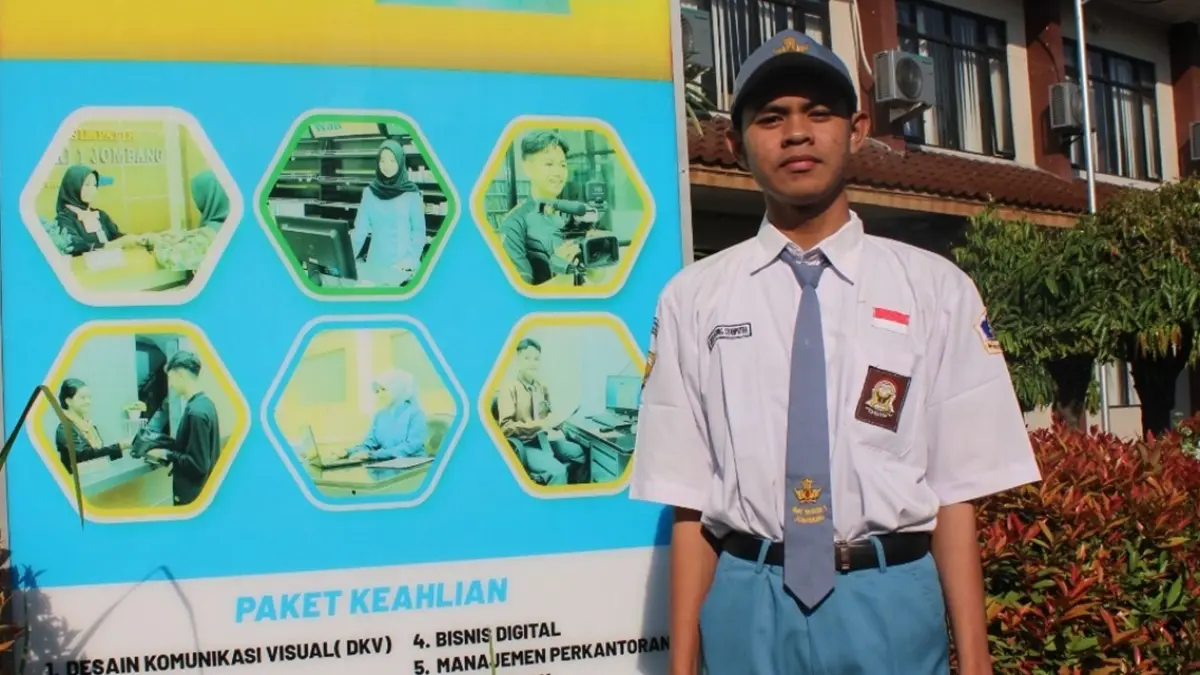 Rizki Agung Syahputra, Ketua OSIS SMKN 1 Jombang