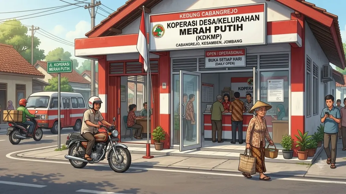Ilustrasi KDKMP. (Ainul Hafidz/AI/Radar Jombang)