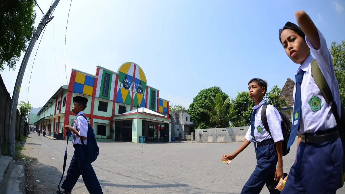 Salah satu venue yang disiapkan paniti untuk Muktamar NU di PP Bahrul Ulum Tambakberas Jombang