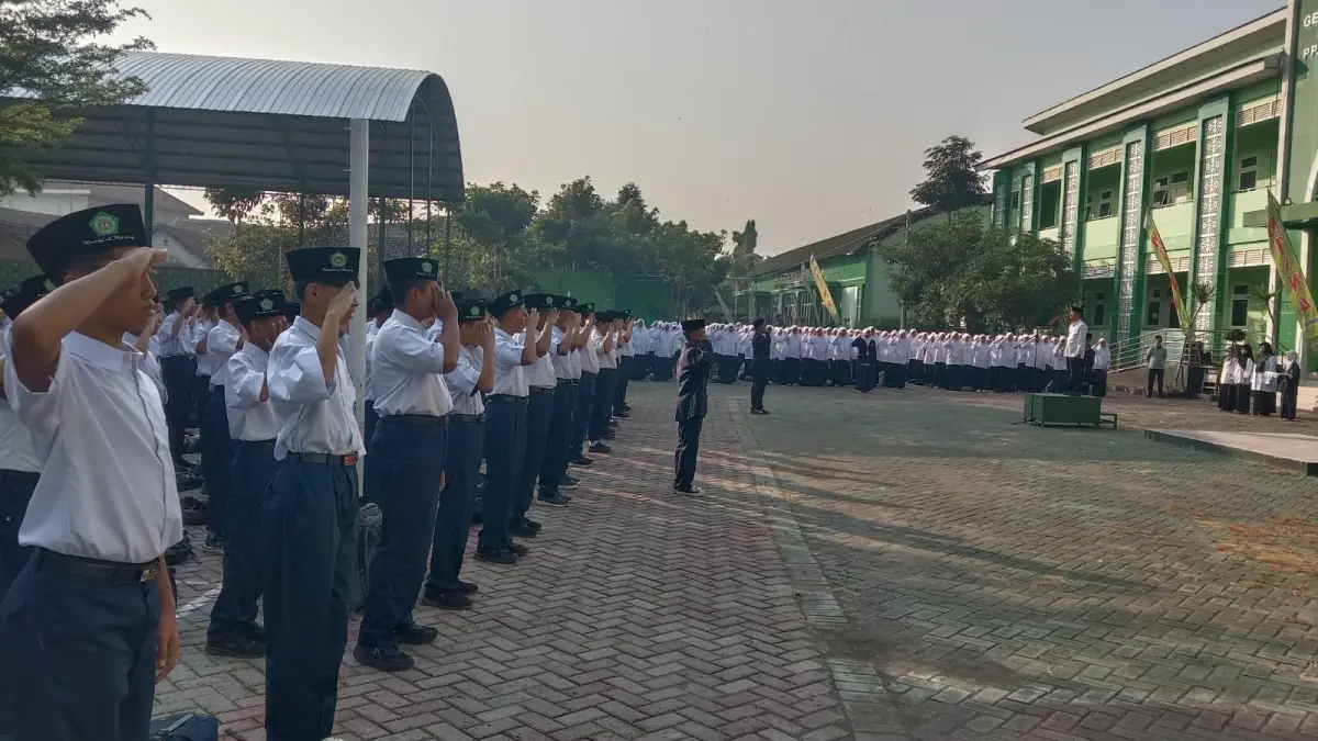 Upacara pembukaan MATAMUDA di MTsN 4 Jombang