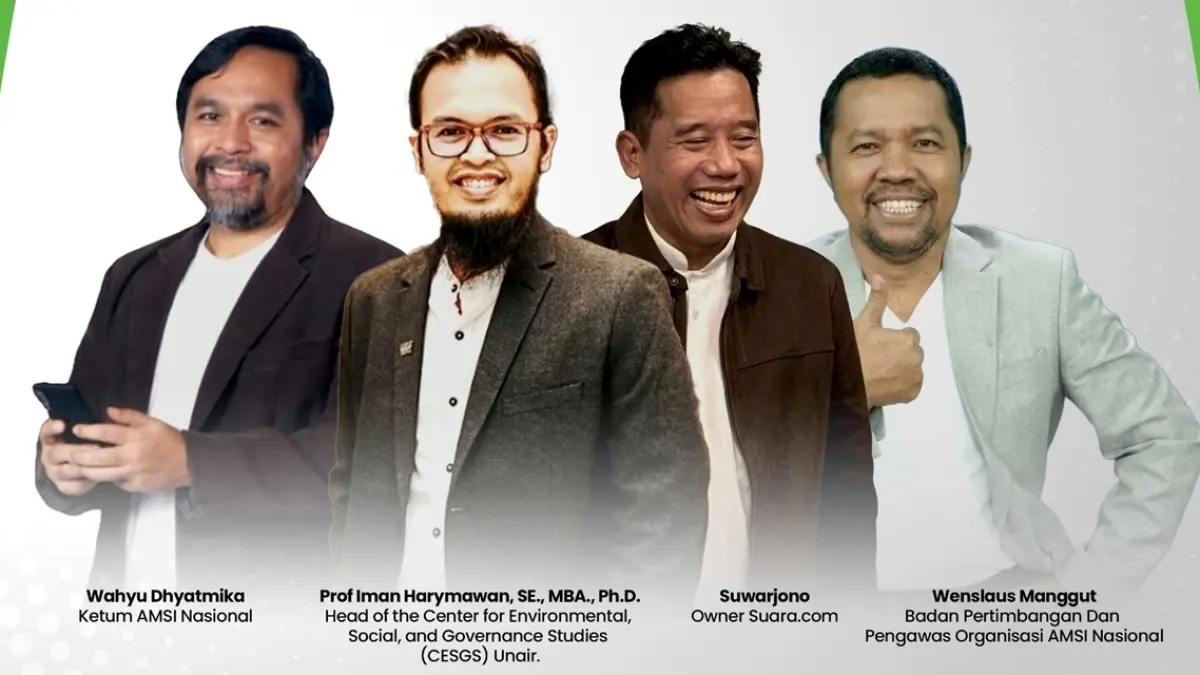 AMSI) Jawa Timur akan menggelar Seminar Nasional dan Rapat Kerja (Raker) AMSI Jawa Timur pada Rabu (29/7/2026) di Aula Kantor Dinas Komunikasi dan Informatika (Kominfo) Provinsi Jawa Timur, Surabaya.