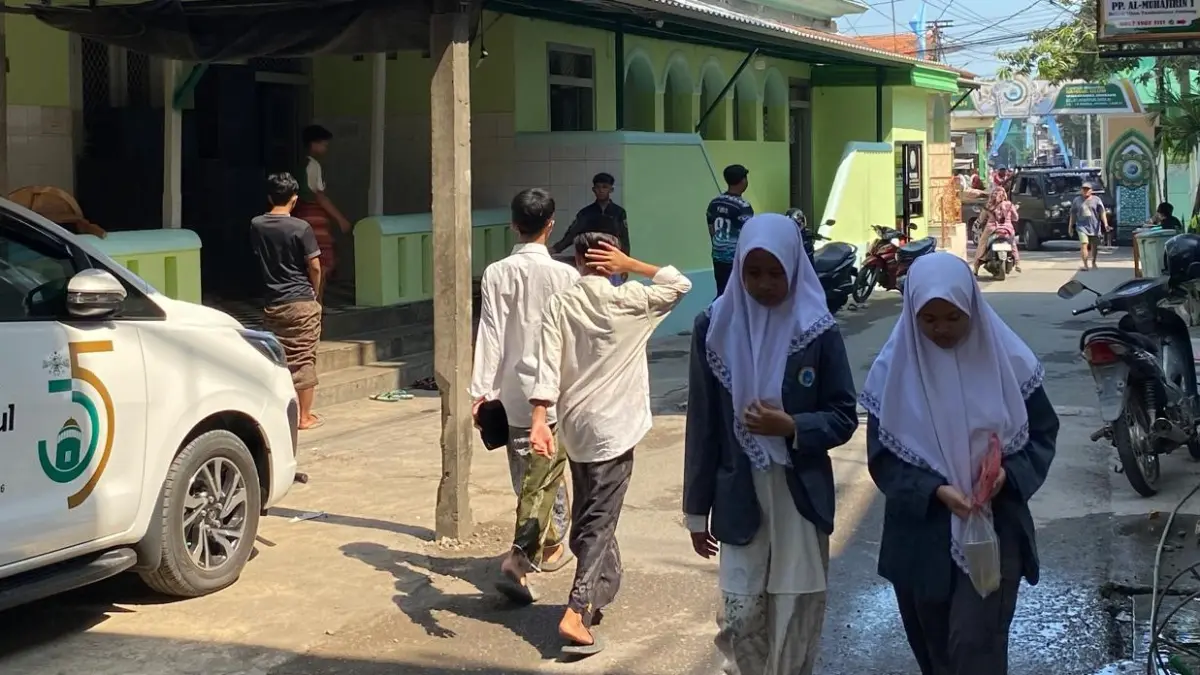 Ilustrasi santri PP Bahrul Ulum Tambakberas Jombang