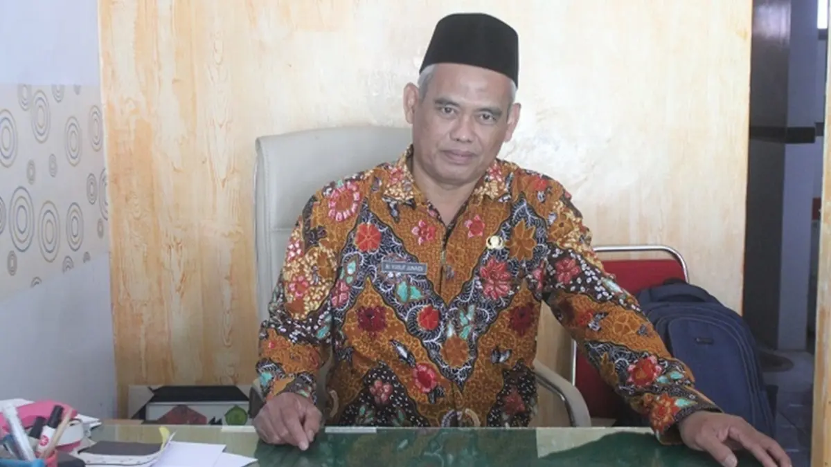 TELADAN: Kepala MTsN 5 Jombang, M Yusuf Junaidi SPd SAg. (Ainul Hafidz/Radar Jombang)