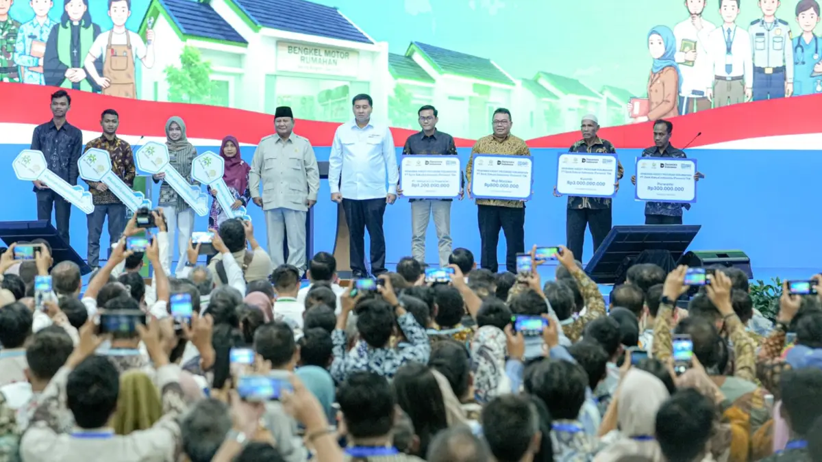 abowo memimpin akad Massal 62 Ribu KPR Subsidi