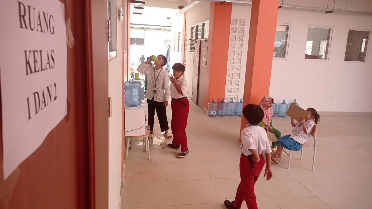 Siswa Sekolah Rakyat Jombang. (Ainul Hafidz/Radar Jombang)