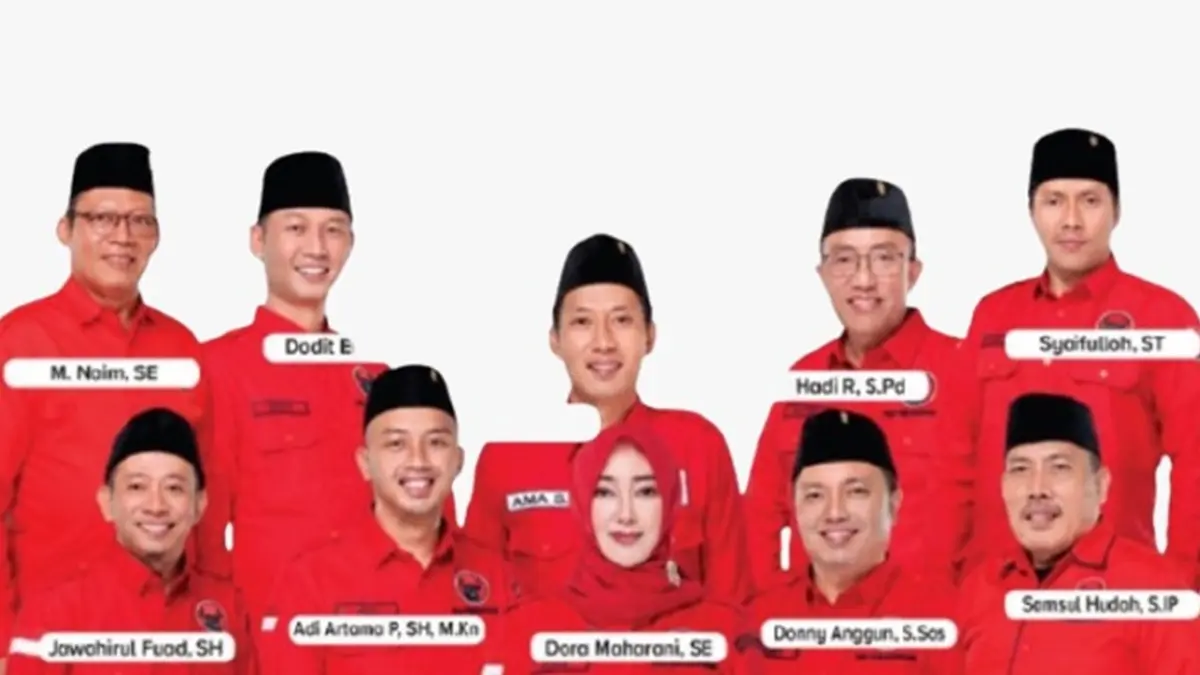 Fraksi PDIP DPRD Jombang. (Radar Jombang)