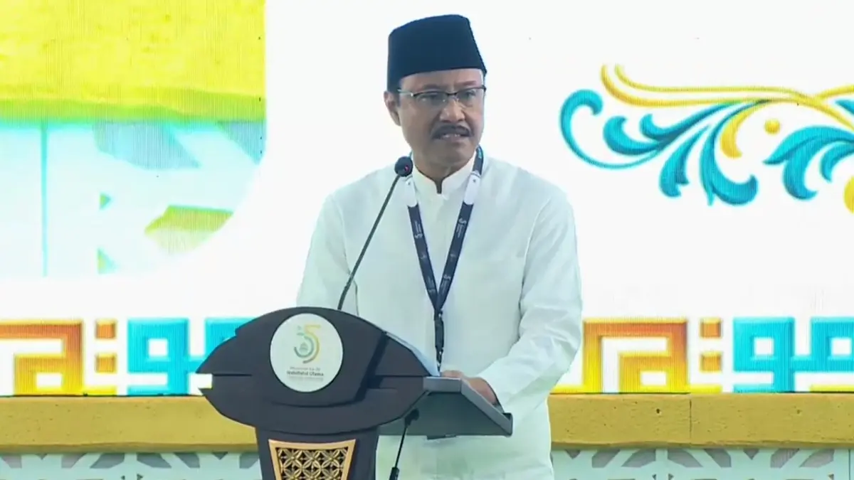 Ketua Panitia Muktamar ke-35 NU, H Saifullah Yusuf (Gus Ipul). (Anggi Fridianto/Radar Jombang)