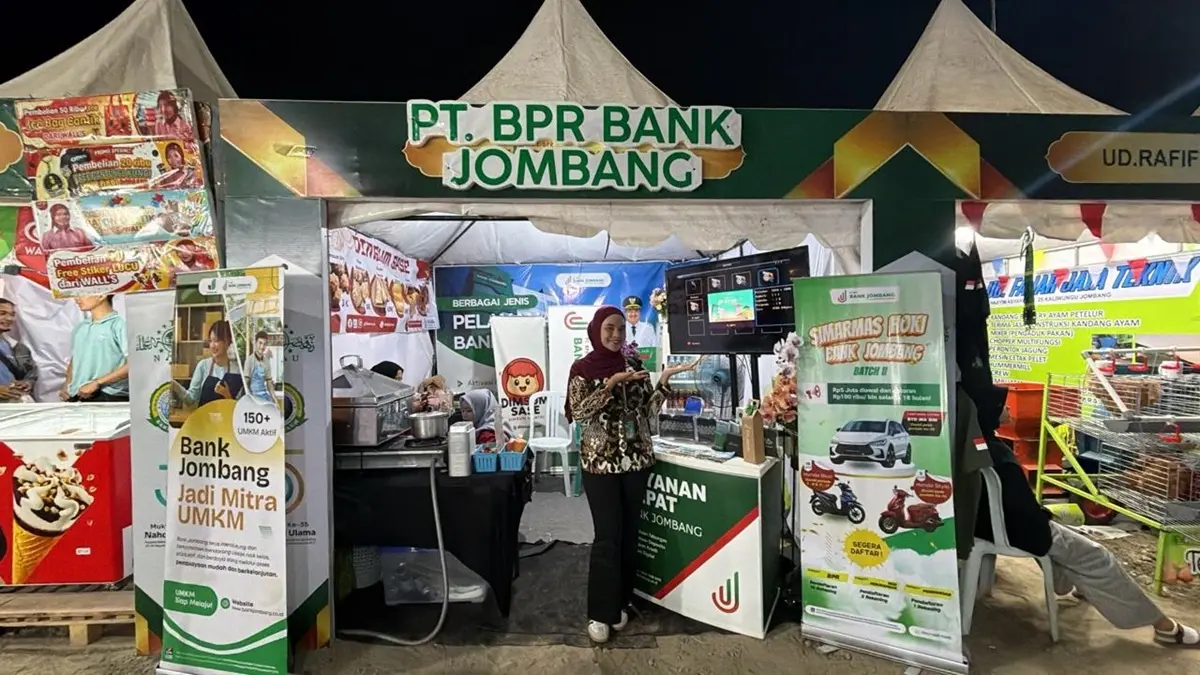 AKTIF: Bank Jombang membuka stan selama rangkaian event dan expo Muktamar NU. (IST)