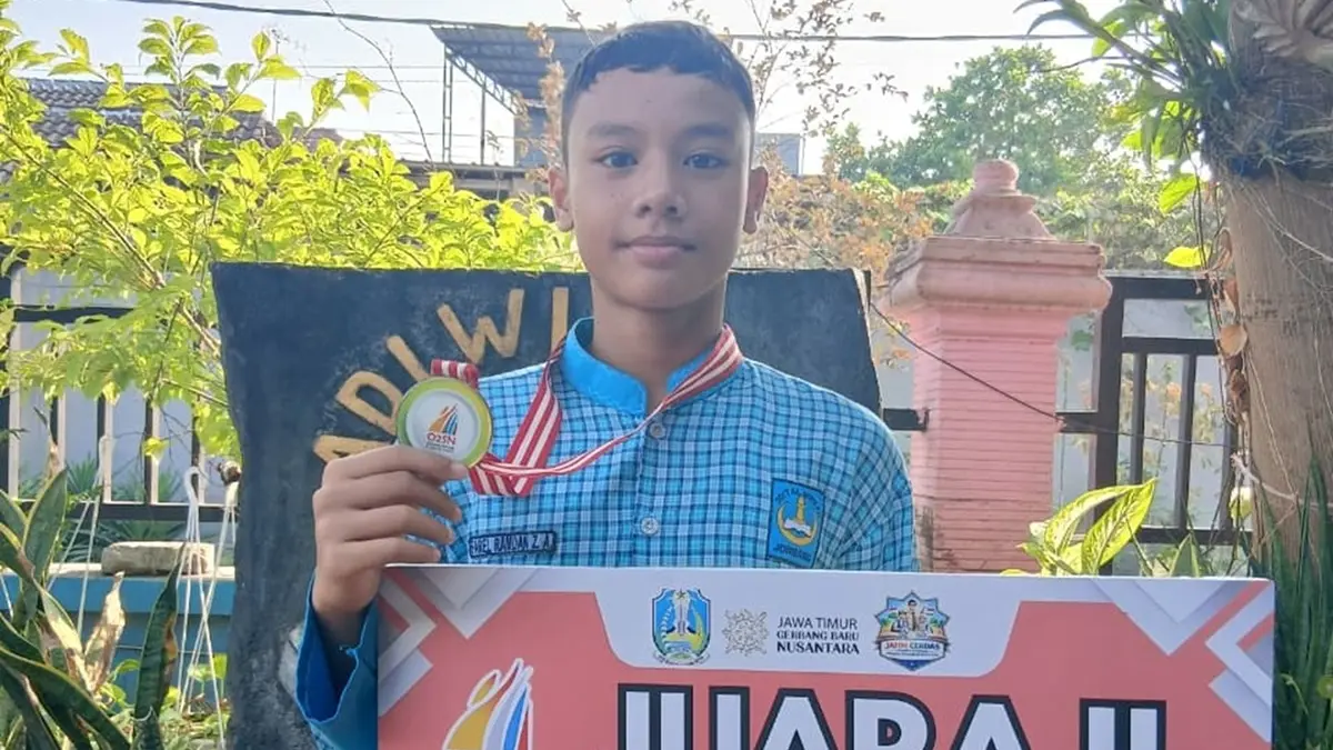 Farel Ramdan Zaki Alvaro, Kelas 6B SD Islam Terpadu Al Ummah Jombang. (Dwi Aris/Radar Jombang)