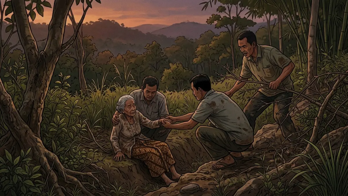 Ilustrasi lansia. (Ainul Hafidz/AI/Radar Jombang)