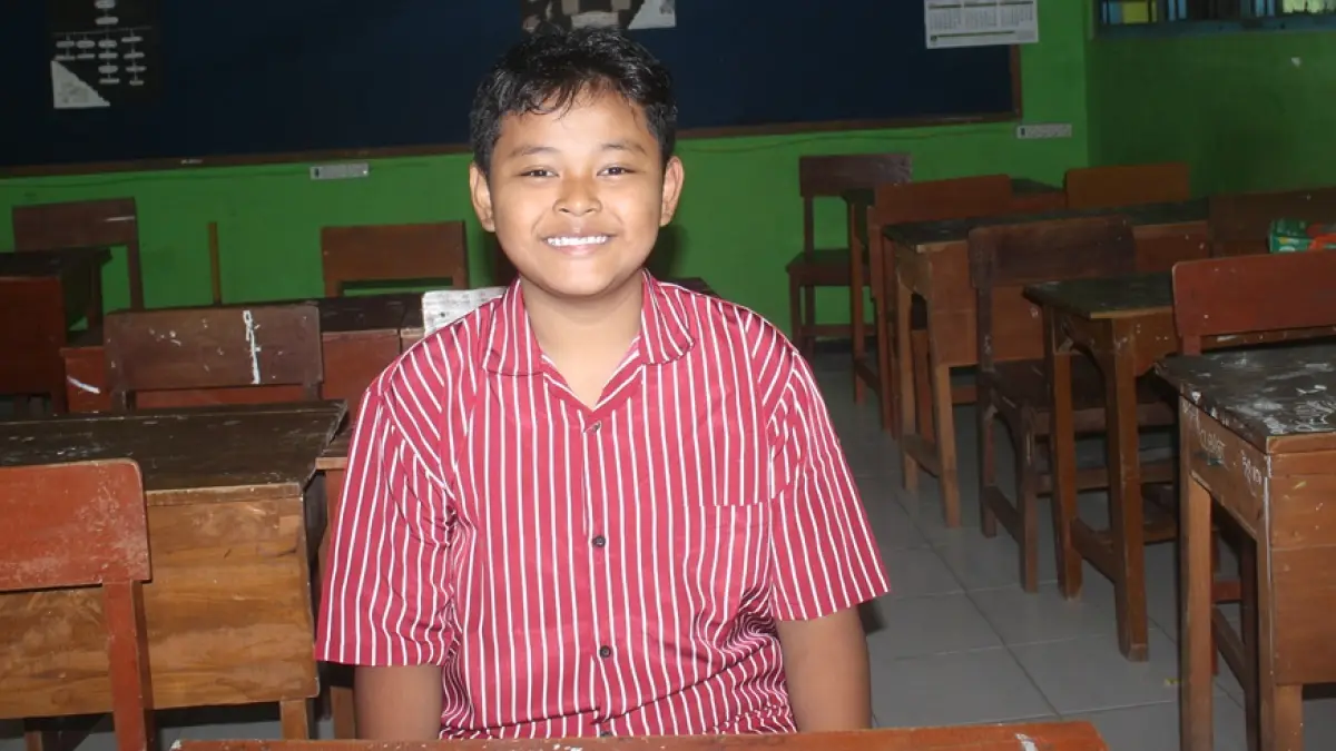 Abd Fattah El Yoshi, Kelas 7-B MTsN 9 Jombang, Tanjunganom, Diwek. (Rojiful Mamduh/Radar Jombang)