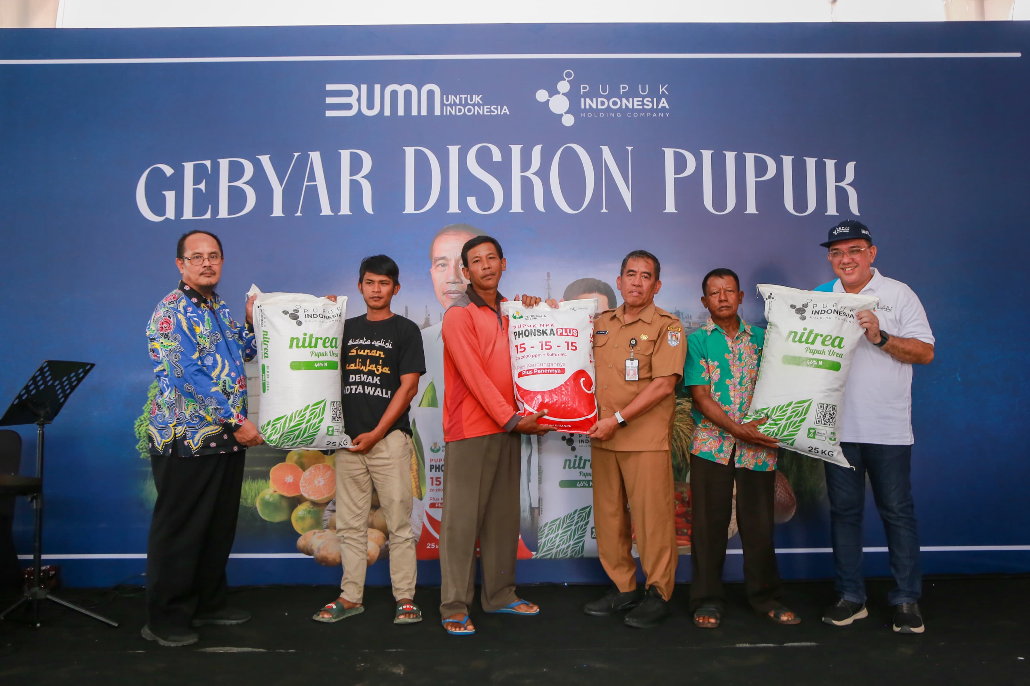 Gebyar diskon pupuk di Cilacap Jawa Tengah (Foto: PT Pupuk Indonesia)