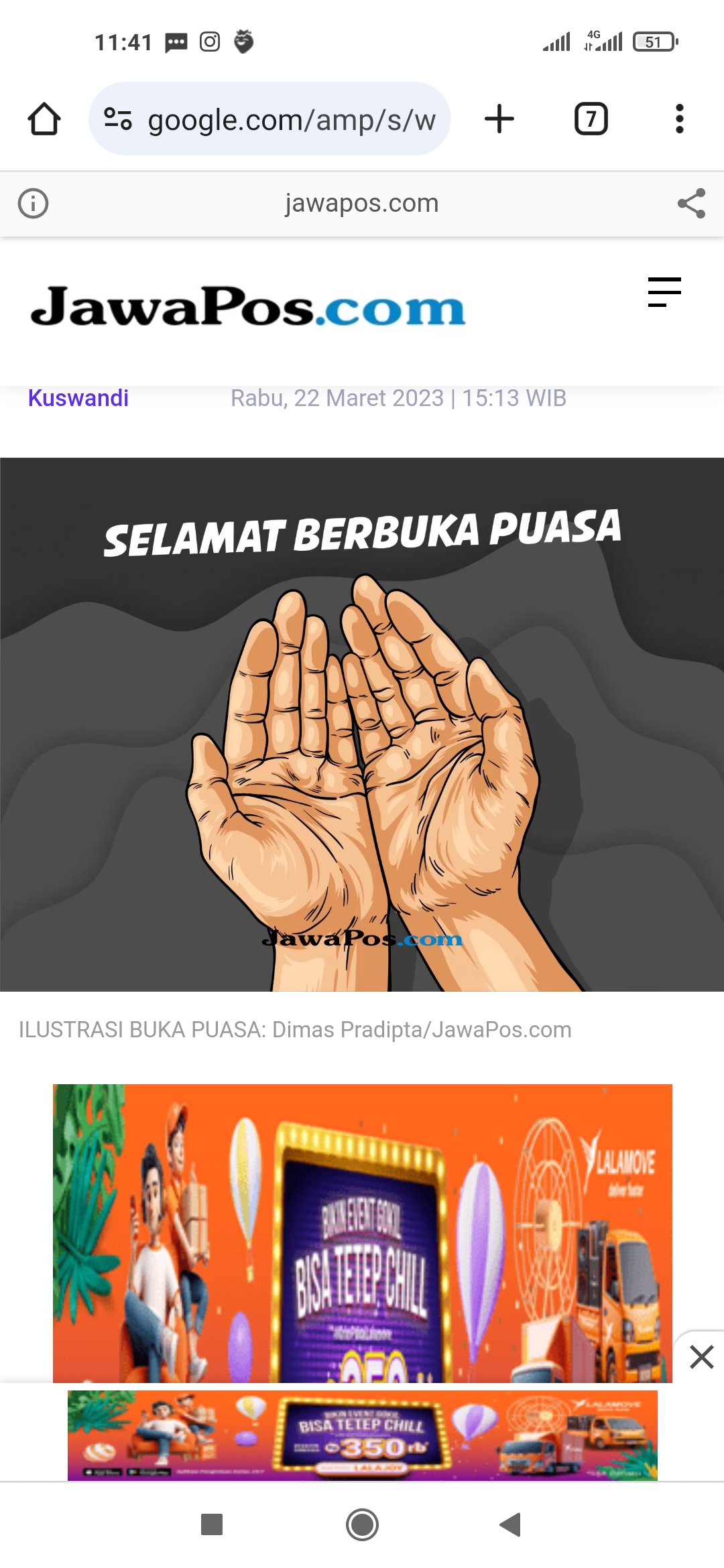 Ilustrasi berdoa.