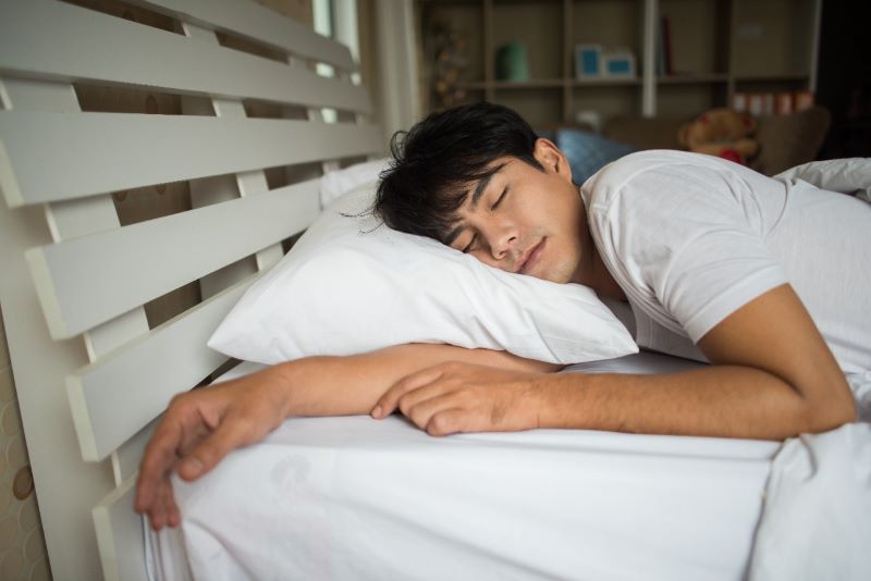 Illustrasi tidur.