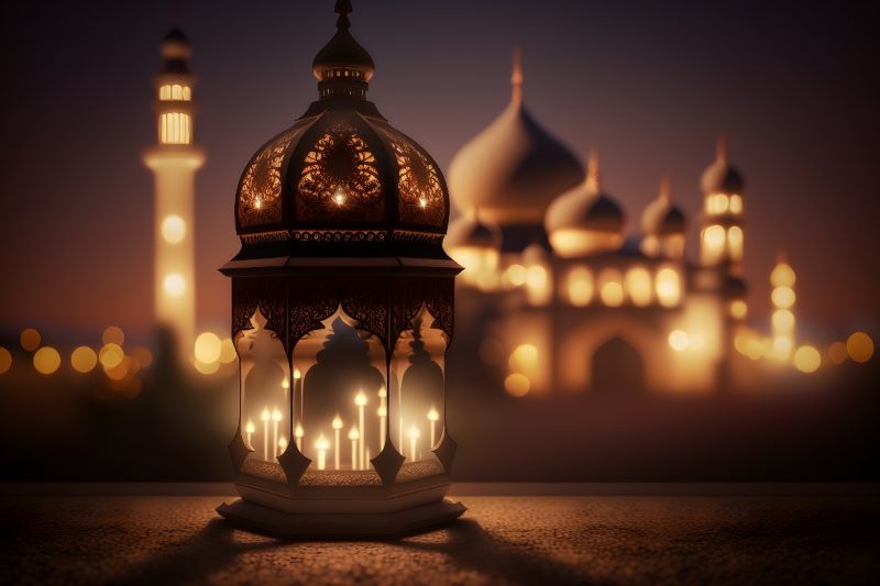 Illustrasi prediksi dan perhitungan hari tiba puasa Ramadhan 2024.