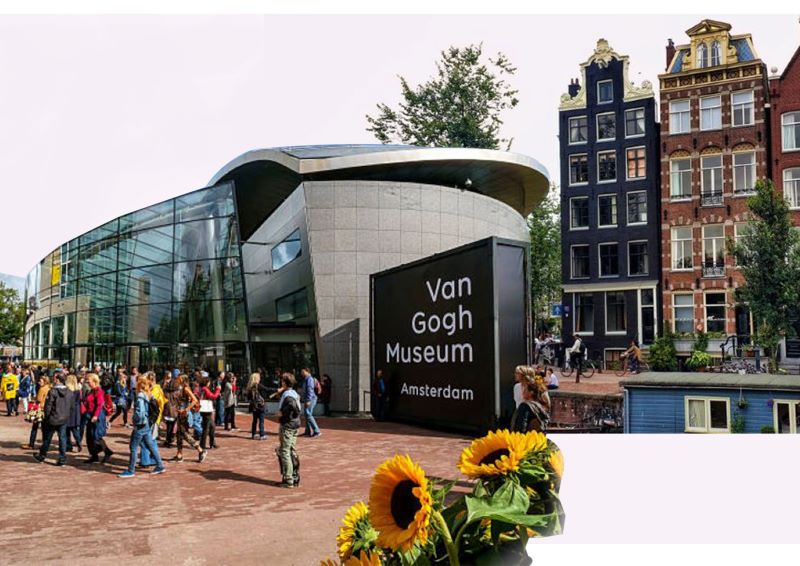 Museum Van Gogh dan keunikan artistik bangunan Amsterdam sering jadi daya tarik wisatawan yang mengunjungi Amsterdam.