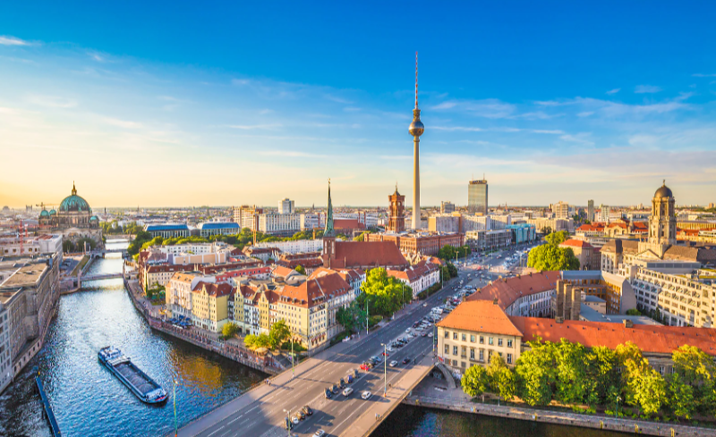Keindahan Kota Berlin, Jerman.